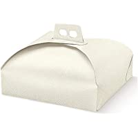 25 unidades porta tartas 25 x 25 cm para alimentos- caja de cartón para transportar dulces- pasteles- pastas- pastas…
